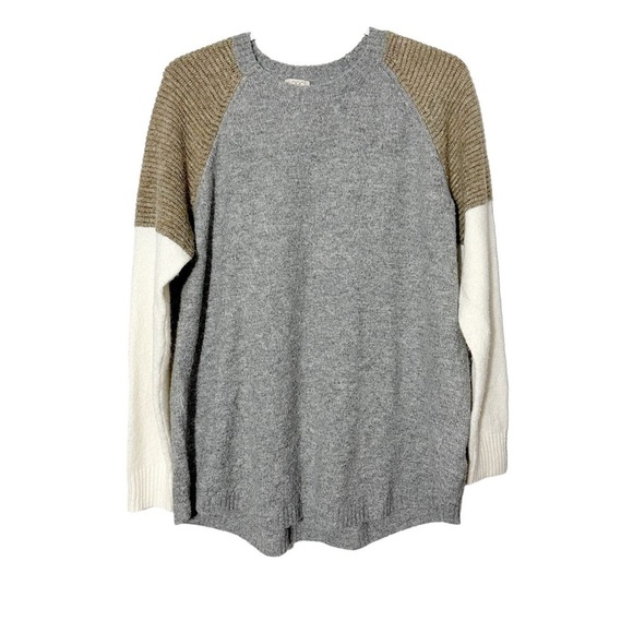 Logo by Lori Goldstein Colorblock Crew Neck Sweater - Picture 2 of 7